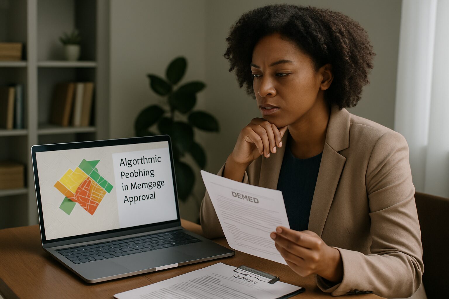 Algorithmic Redlining in Mortgage Approval in Education